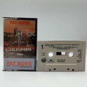 Fat Boys Crushin' Cassette Tape 1987 Hip Hop Wipeout Polydor 831 948-4 Y-1